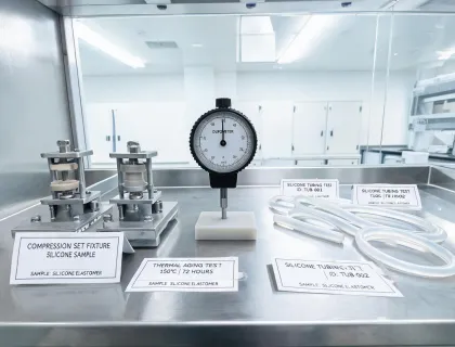 Elastomer testing station
